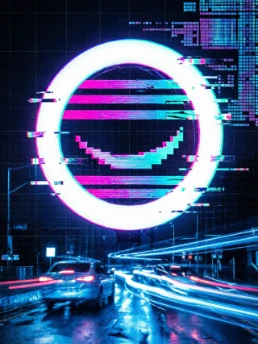Glitch Behind Her Smile