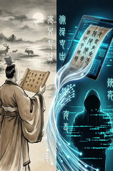 Case of King Ling of Chu Hunting in Zhoulai and Zi Ge's Remonstrance by Reciting Qi Zhao